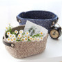 Cotton Woven Fabric Storage Basket