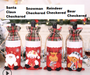 Santa Claus Wine Bottle Cover Merry Christmas Decorations for Home