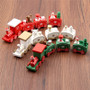 New Christmas Train Painted Wood Christmas Decoration