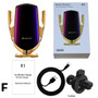 360 Rotation QI Silicone Pad Wireless Fast Car Charger Wireless Car Phone Holder