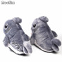 Fuzzy Shark Slippers