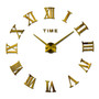 Home decor roman mirror wall clock