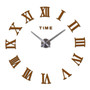 Home decor roman mirror wall clock