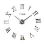 Home decor roman mirror wall clock