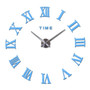 Home decor roman mirror wall clock