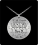 To My Daughter Necklace From Mom, Never Forget That I Love You, Your Smile Makes Me Smile . . .