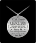 To My Daughter Necklace From Dad, Never Forget That I Love You, Your Smile Makes Me Smile . . .