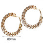 New Design Chain Hoop Daily Earrings