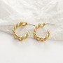 Trendy Gold Color Earrings