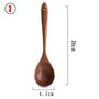 1-7pcs/set Natural Teak Wood Kitchenware