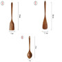 1-7pcs/set Natural Teak Wood Kitchenware