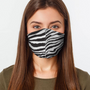 Zebra Print Face Cover