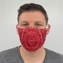 Red Bandana Face Cover