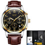 Lige Men's Sport Luxury Chronograph Watch