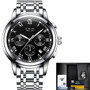 Lige Men's Sport Luxury Chronograph Watch