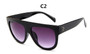 Women's Full-Frame Classic Round Sunglasses