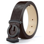 G-Buckle Leather Belt