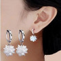 Ice Flower Earrings