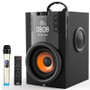 Power Bluetooth Speaker Subwoofer Wireless Portable Heavy Bass Stereo Speakers Music Player LCD