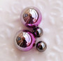 Double-Sided Earrings in Chrome Colors