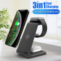 QI 10W Fast Charge Station 3 in 1 Wireless Charger For iPhone, Samsung and Samsung Buds,  Apple Watch 4 3 2 and Airpods Pro Charger Stand Dock