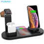 4 in 1 Wireless Charging Dock Station Stand For Apple Watch 5 4 3 2 1 iPhone 11 X XS XR 8 Airpods Pro