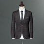 Plaid Men's Blazer