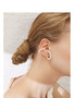 Pearl Curve Line Ear Cuff Clip On Earrings