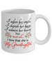 To my granddaughter: Granddaughter coffee mug, best gifts for granddaughter, birthday gifts for granddaughter, grandparents and granddaughter coffee mug, coffee mug for granddaughter, to my granddaughter coffee mug, 988