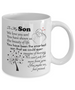 To my son: son coffee mug, best gifts for son, birthday gifts for son, parents and son coffee mug, coffee mug for son, to my son coffee mug, special son coffee mug 969