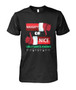 Naughty Or Nice Only Santa Knows T- Shirt