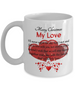 To my wife: Gift for Christmas 2018, Christmas gift ideas for wife, Merry Christmas, wife coffee mug, to my wife coffee mug, best gifts for wife, birthday gifts for wife, husband and wife coffee mug 532