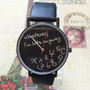 Whatever I am late anyway Women Watches - Genuine Leather Watch Bands