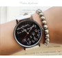 Whatever I am late anyway Women Watches - Genuine Leather Watch Bands