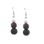 8mm 10mm 12mm Lava Stone Earrings DIY Aromatherapy Essential Oil Diffuser Jewelry Women Volcanic Rock Earrings
