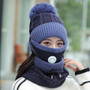 Knitted Hat Scarf and Mask