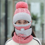 Knitted Hat Scarf and Mask