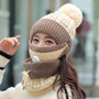 Knitted Hat Scarf and Mask