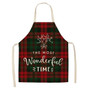 Linen Merry Christmas Apron Christmas Decorations for Home Kitchen Accessories Natal Navidad 2020 New Year Christmas Gifts