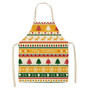 Linen Merry Christmas Apron Christmas Decorations for Home Kitchen Accessories Natal Navidad 2020 New Year Christmas Gifts