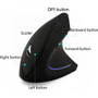 Vertical Bluetooth Mouse - Wireless Ergonomic Mouse