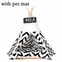 Teepee Tent House Bed For Dog Cat