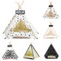 Teepee Tent House Bed For Dog Cat