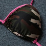 Sexy Women Camouflage Print Bandage Push-up Swimsuit Bathing Suit Bikini Set