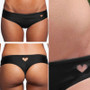 Sales promotion Women Brazilian Bikini Swimwear Thong Love Heart Cut Out Bottom Beachwear