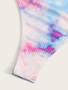 Tie Dye Rib-knit Bodysuit