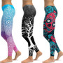 LI-FI Print Yoga Pants Women Unique Fitness Leggings Workout Sports Running Leggings Sexy Push Up Gym Wear Elastic Slim Pants