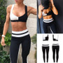 Yoga Suits Women Gym Clothes Fitness Running Tracksuit Sports Bra Sport Leggings Yoga Shorts Top 2 Piece Set