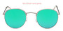 2017 retro round sunglasses women men brand designer