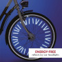 Bicycle Wheel Spoke Reflector (12PCS/PACK) - Fits All Standard Spoked Wheels